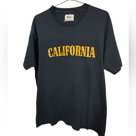 mint crew Other - Navy Blue Distressed Mint Crew Los Angeles High End California T-Shirt Men’s M